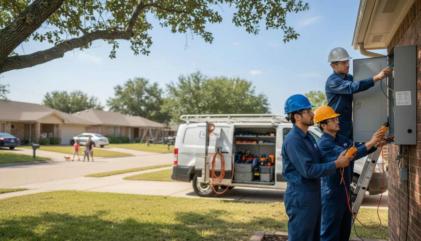 Certified electrician providing emergency electrical services in Exmore, VA